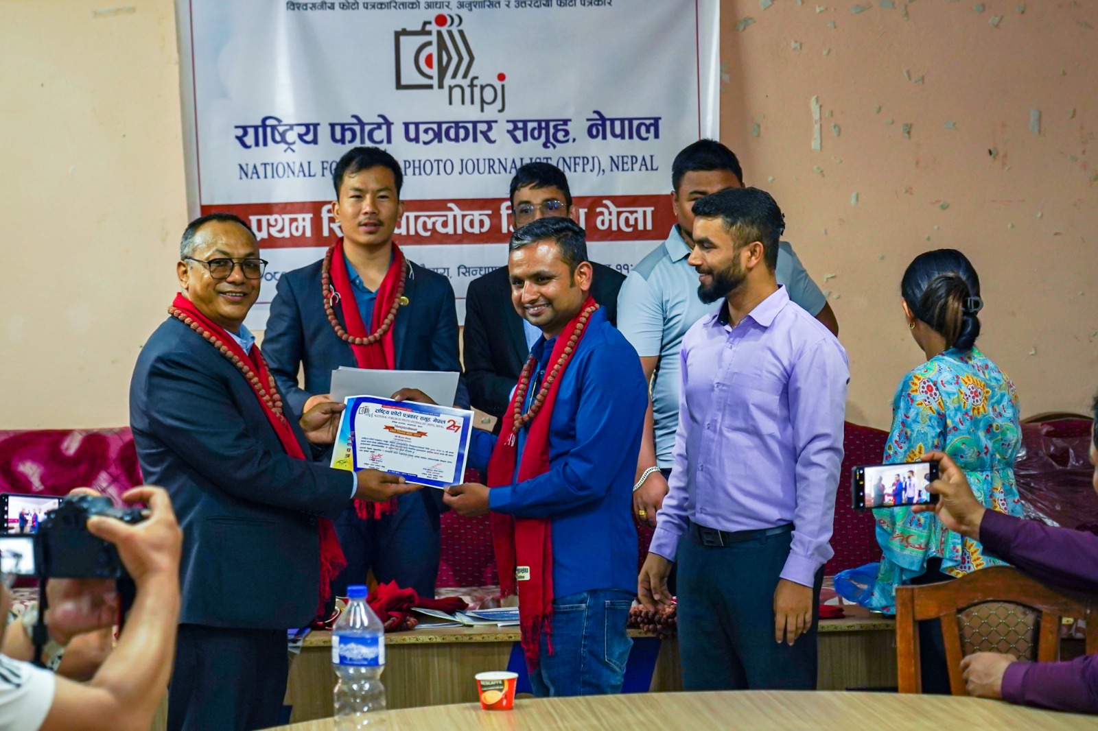 सिन्धुपाल्चोकमा फोटो पत्रकारको शाखा गठन,अध्यक्षमा नेपाल चयन