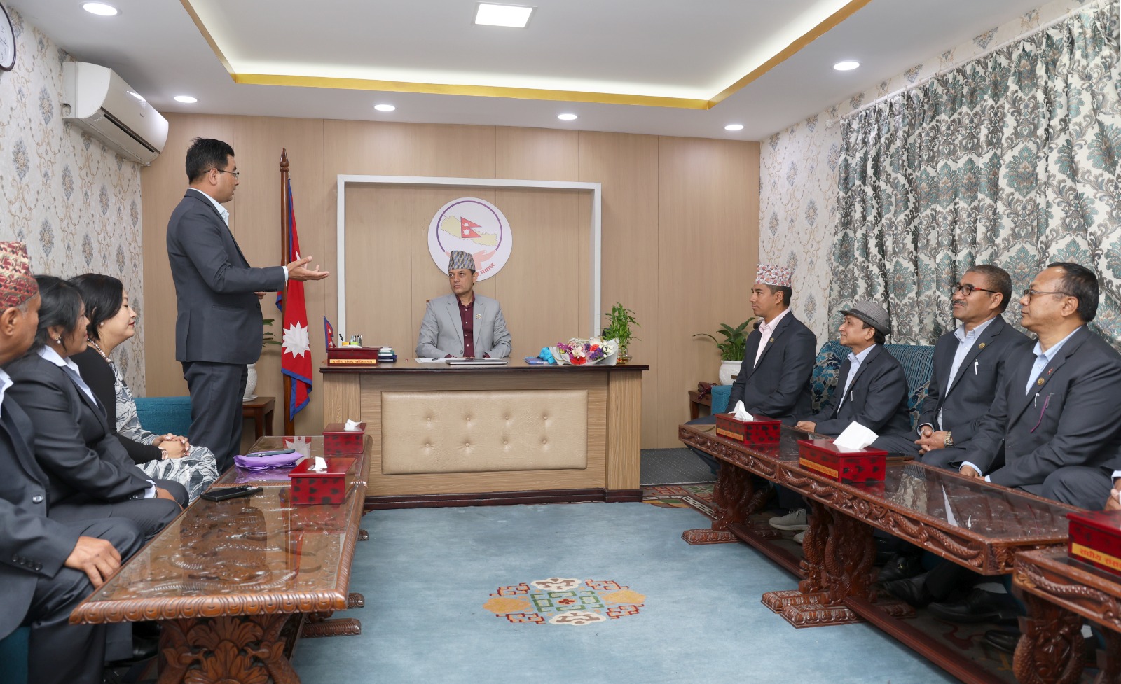 एनएफपीजेले उठायो सभामुखलाई भेटेर संसदीय रिपोर्टिङका भोग्नु परेको समस्या